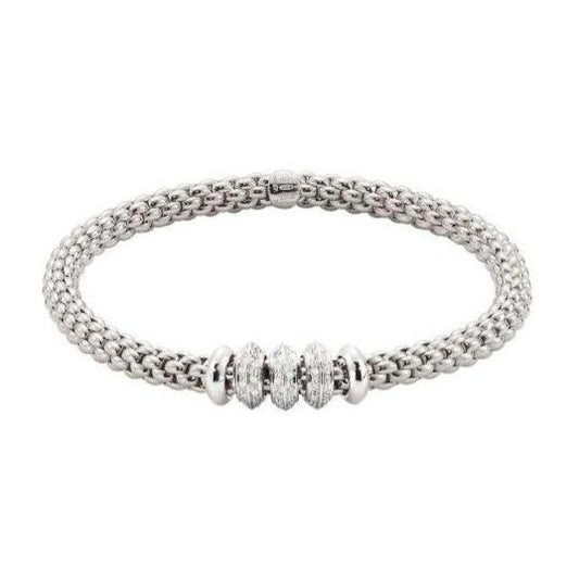 FP Flex'it Solo 18ct White Gold .5ct Diamond Bracelet