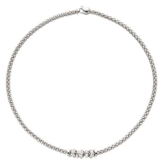 FP Flex'it Solo 18ct White Gold .5ct Diamond Necklace