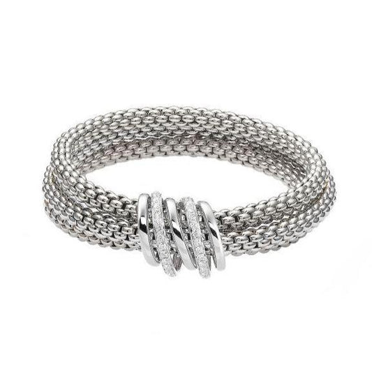 FP MiaLuce 18ct White Gold .54ct Diamond Bracelet