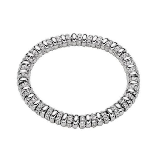 FP Flex'it Solo 18ct White Gold 2.8ct Diamond Bracelet