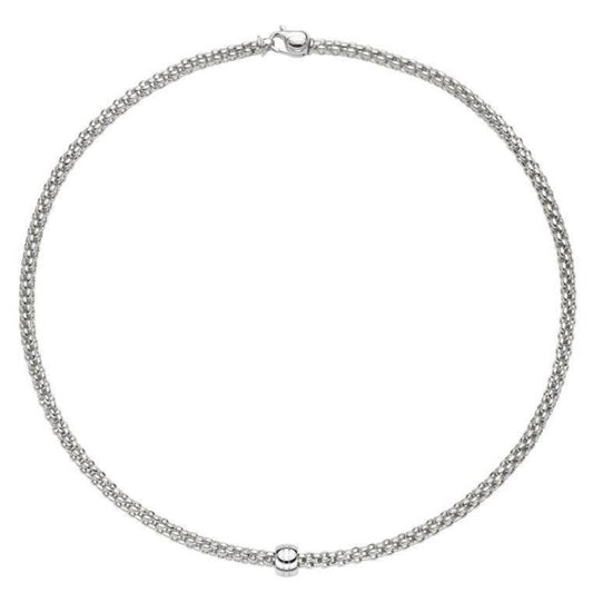 FP Flex'it Solo 18ct White Gold Necklace