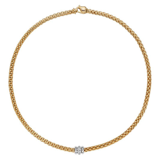 FP Flex'it Solo 18ct Yellow Gold .17ct Diamond Necklace D