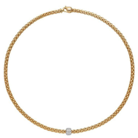 FP Flex'it Solo 18ct Yellow Gold .29ct Diamond Necklace