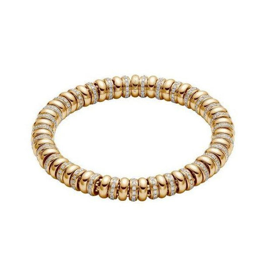 FP Flex'it Solo 18ct Yellow Gold 2.8ct Diamond Bracelet