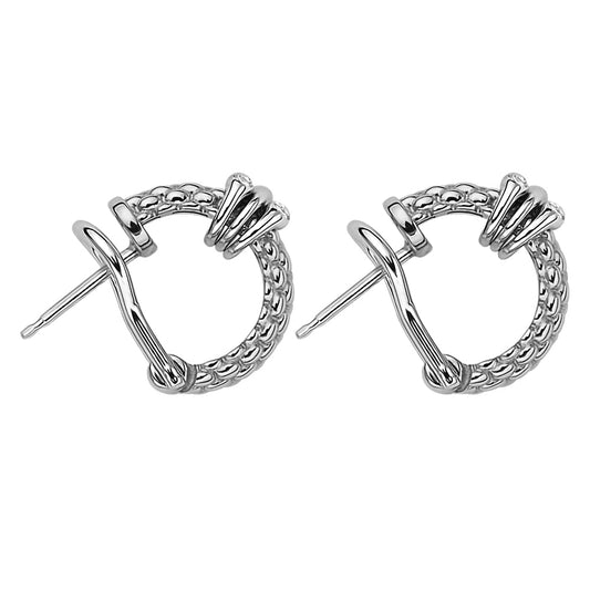 FP Prima 18ct White Gold .8ct Diamond Earrings