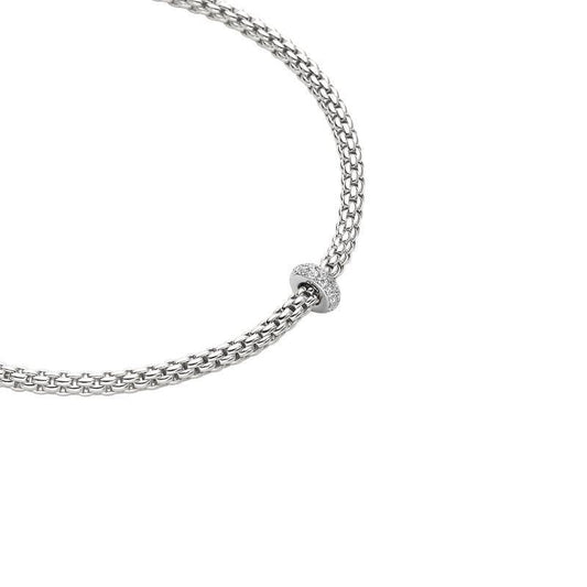 FP Prima 18ct White Gold .18ct Diamond Necklace