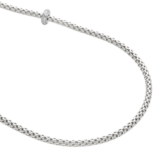 FP Prima 18ct White Gold .72ct Diamond Long Necklace