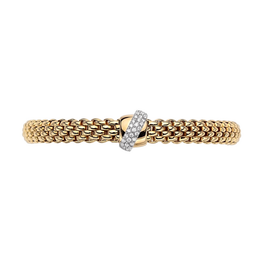 FP Vendome 18ct Yellow Gold .2ct Diamond Bracelet