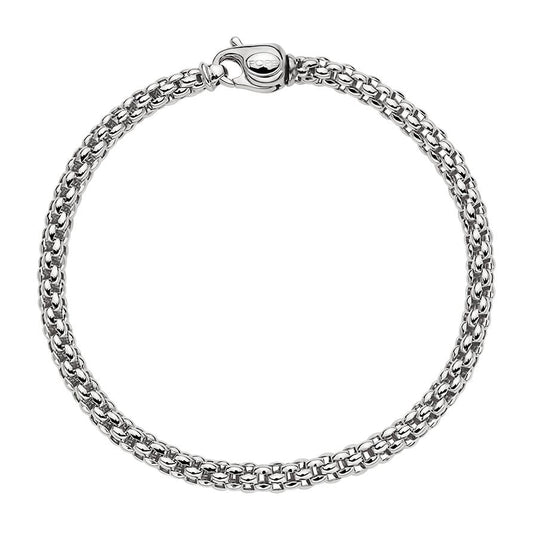 FP Unica 18ct White Gold Weave Bracelet