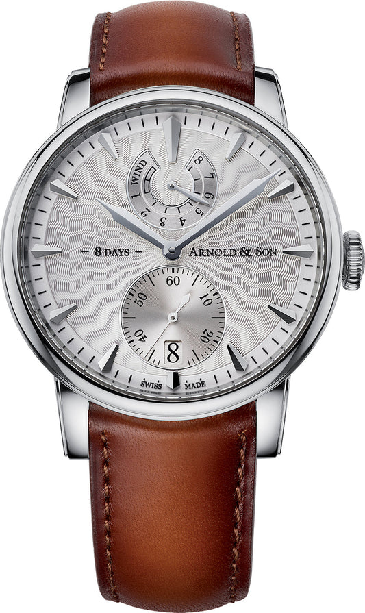 Arnold & Son Watch Eight-Day Royal Navy Silver D