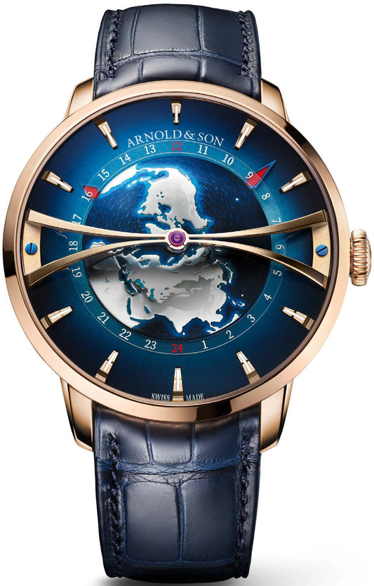 Arnold & Son Watch Globetrotter Gold Limited Edition