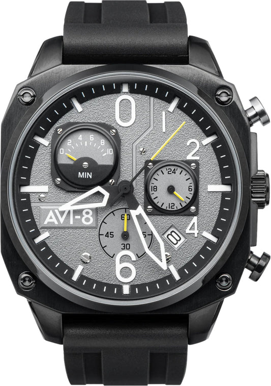 A8 Watch Hawker Hunter Retrograde Chronograph Tactical Black D