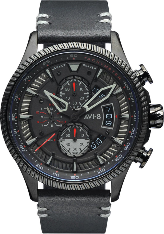 A8 Watch Hawker Hunter Avon Chronograph Stealth Black