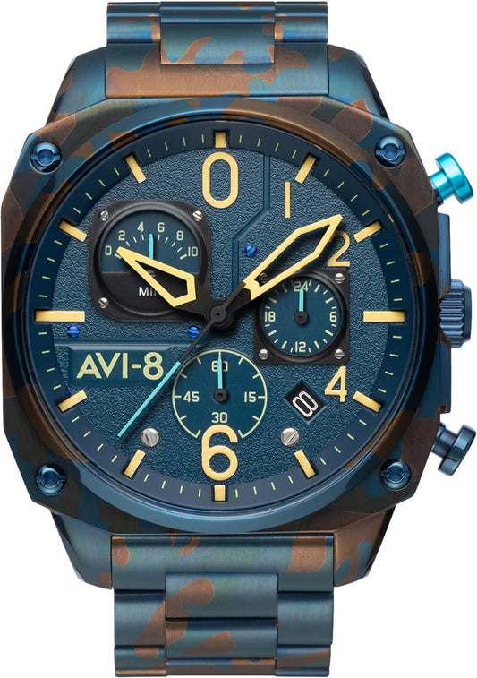 A8 Watch Hawker Hunter Retrograde Chronograph Air Camo