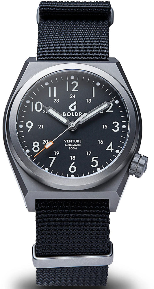 BDR Watch Venture Carbon Black