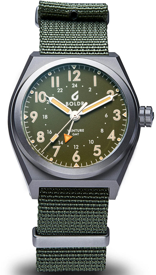 BDR Watch Venture GMT Green