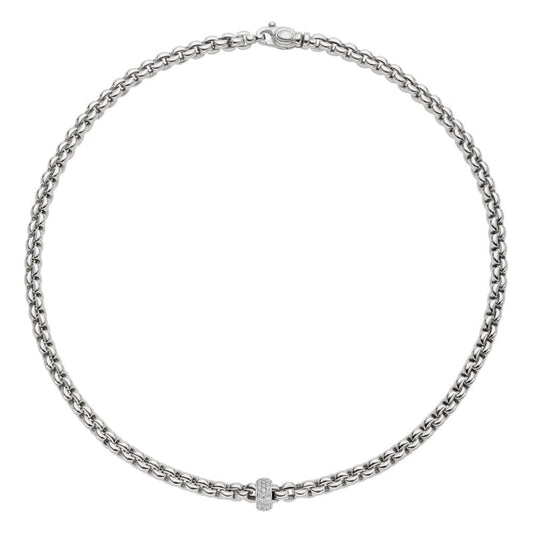 FP Eka 18ct White Gold .58ct Diamond Necklace