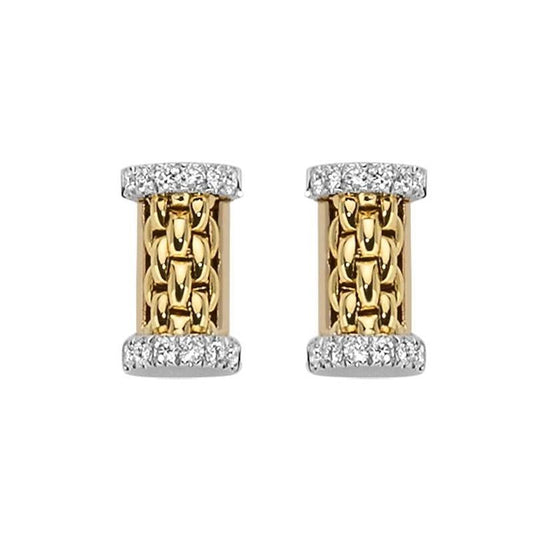 FP Essentials 18ct Yellow Gold Diamond Stud Earrings